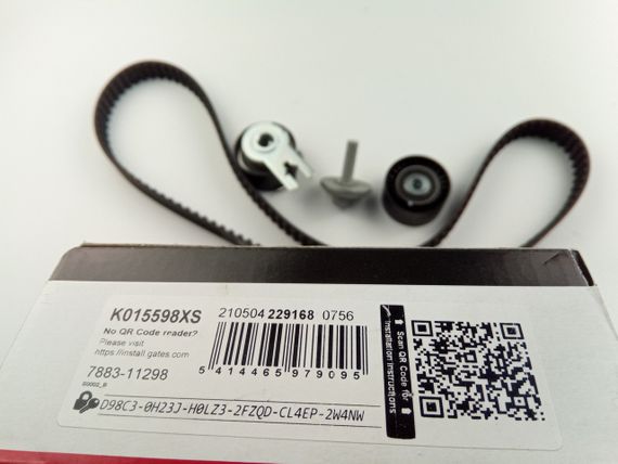 Ремінь ГРМ + ролики Berlingo 1.6 HDi, GATES (K015598XS) (0831.V4) | Зображення 4