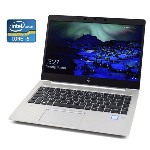 Ультрабук HP EliteBook 840 G5 / 14" (1920x1080) IPS / Intel Core i5-8265U (4 (8) ядра по 1.6 - 3.9 GHz) / 8 GB DDR4 / 240 GB SSD / Intel UHD Graphics 620 / WebCam б/в