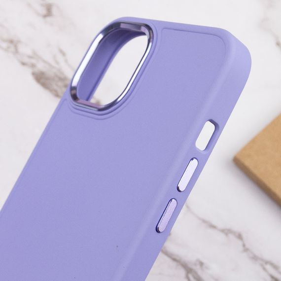 TPU чохол Bonbon Metal Style для Apple iPhone 12 Pro / 12 (6.1") Бузковий / Dasheen | Зображення 4