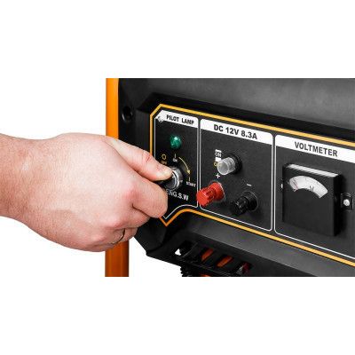 Генератор Neo Tools 230V, 1 фаза, 2.8/3kW, електростарт, AVR (04-730) | Зображення 4