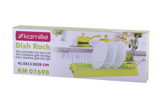 Сушилка для посуды Kamille - 415 x 260 x 110 мм 0769B (0769B) | Зображення 1