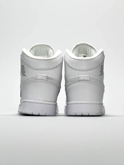 Кросовки Jordan 1 X High All White (Топ якість) весна/лето/осень 41 | Зображення 5
