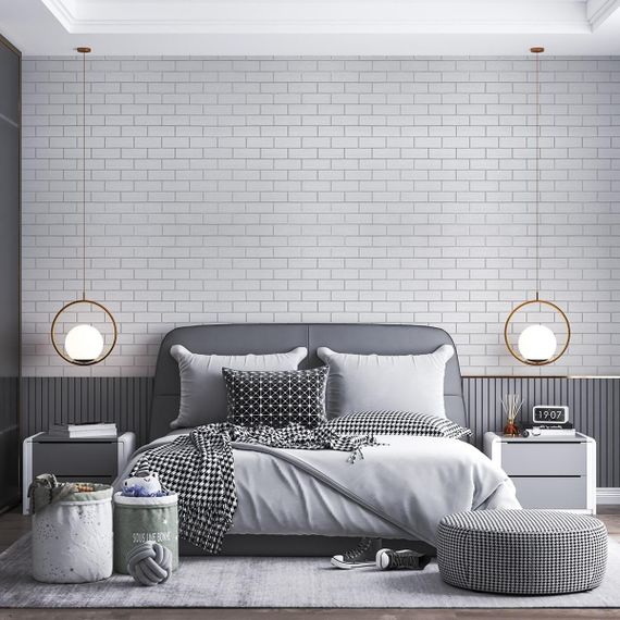 Панель стінова 3D NEW CULTURAL WALL 70*70cm*5mm WHITE+SILVER (D) SW-00001502 | Зображення 3