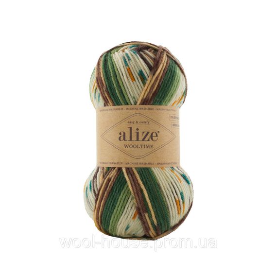 Шкарпеткова пряжа Alize Wooltime, 11021