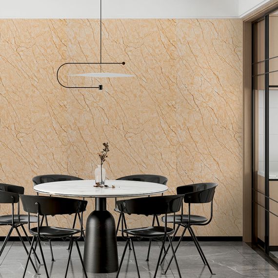 Декоративна ПВХ плита 1,22м х 2,44м х 3мм Бежевий мармур SW-00001397 | Зображення 7