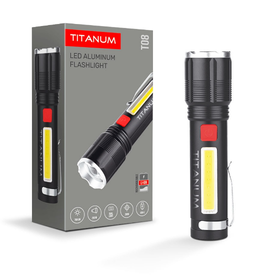 Ліхтарик LED портативний 700Lm 6500К TLF-T08 Titanum | Зображення 1