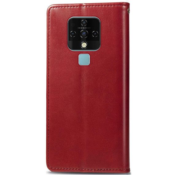 Кожаный чехол-книжка GETMAN Gallant (PU) для TECNO Camon 16 SE Красный | Зображення 1