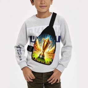 Сумка через плече дитяча Футбол 29х17 см сумка слінг для хлопчика (02245)