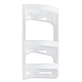 Полиця для ванної кімнати кутова пластик білий OZER-B-009 ELIF