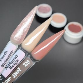 Микс гелей для наращивания ногтей №4 по 5мл (3шт)