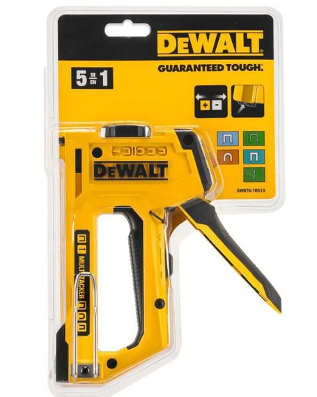 Степлер DeWalt MULTI TACKER 5 в 1 скоби тип A, G, H 6-14 мм, цвяхи J 12, 15 мм (DWHT0-TR510) | Зображення 1