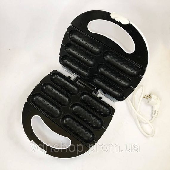 Вафельниця для пишних вафель Domotec, Вафлі домашні у вафельниці електричній, Міні вафельниця AD-17 | Зображення 9