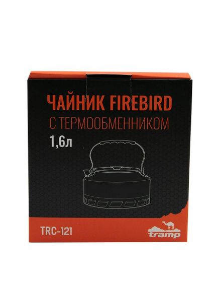Чайник туристичний Tramp Firebird 1,6л з теплообмінником, Похідний чайник трамп великий, Чайник для походу та полювання | Зображення 2