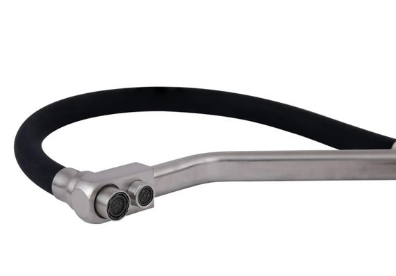 Змішувач для кухні Lidz Aria 020F3 з гнучким виливом з підключенням для питної води LDARI020F3BNK37647 | Зображення 2