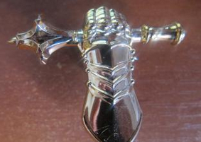 Кокарда "Танковые войска" (пластик)