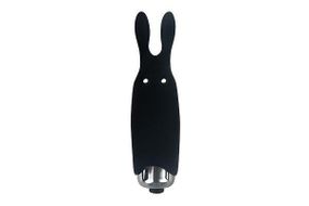 Вибропуля Adrien Lastic Pocket Vibe Rabbit Black со стимулирующими ушками sexstyle