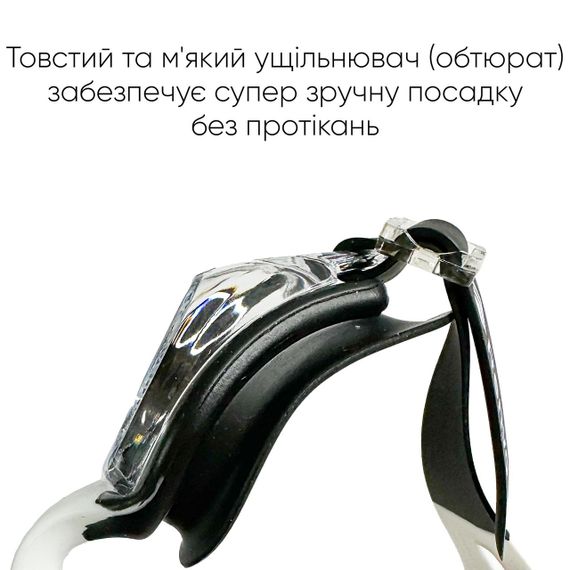 Дитячі окуляри для плавання Renvo Apure JR Anti-fog  Чоний OSFM (1SG100-013) | Зображення 1