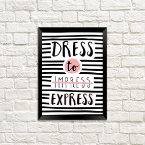 Постер у рамці Dress to express A3 (MT3_20F004_BL)