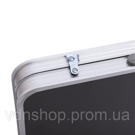 Розкладний стіл + 4 стільці кемпінговий набір для пікніка, риболовлі, відпочинку, туризму Сірий JY-12060G | Зображення 4