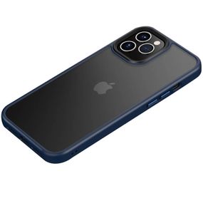 TPU+PC чохол Metal Buttons для Apple iPhone 11 Pro Max (6.5") Синій