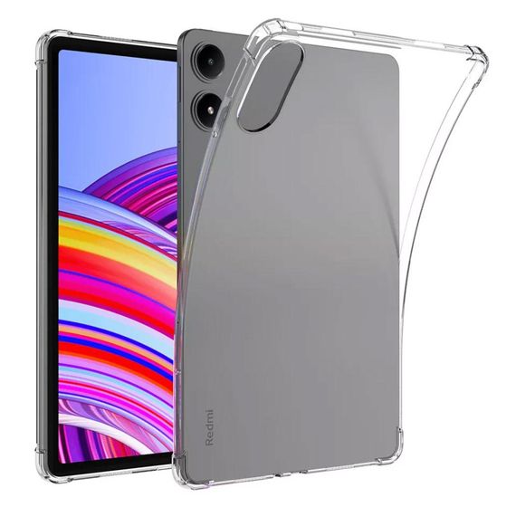 Силиконовый чехол бампер Primolux Silicone для планшета Xiaomi Redmi Pad Pro 12.1 / Poco Pad 12.1" - Clear