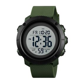 Чоловічий годинник Skmei 1434AGWT Army Green-White