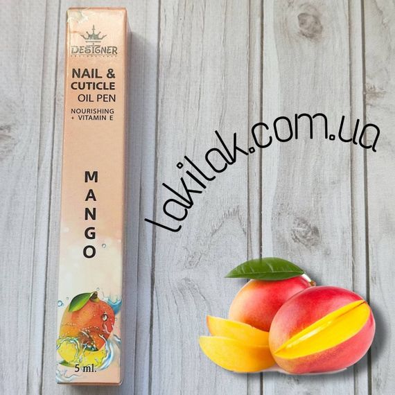Олія-олівець для кутикули Designer Манго 5мл