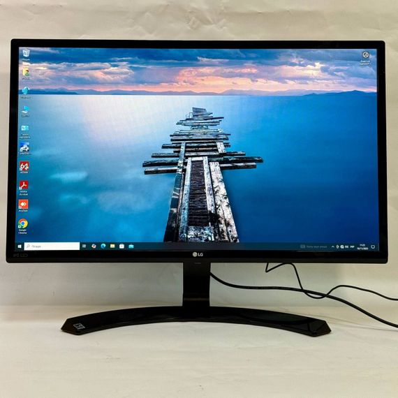 Монитор Б-класс LG 24MP58VQ-P / 24" (1920x1080) IPS / VGA, DVI, HDMI б/у + Подарок  Кабель питания | Зображення 1