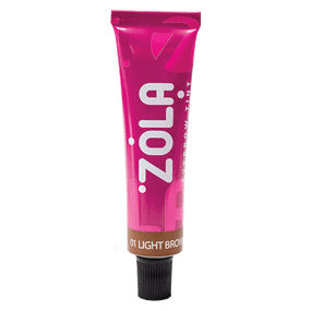 Краска для бровей с коллагеном ZOLA Eyebrow Tint With Collagen - 01 Light Brown (15 ml)