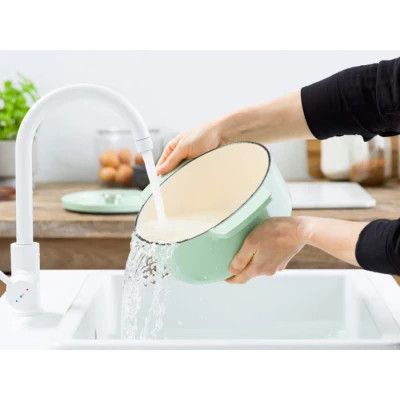 Каструля KitchenAid чавунна з кришкою 3,3 л Фісташкова (CC007433-001) | Зображення 8