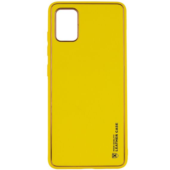 Шкіряний чохол Xshield для Samsung Galaxy A04s Жовтий / Yellow