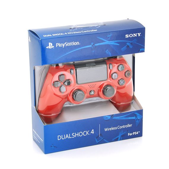 Бездротовий геймпад для PS4 SONY Wireless DUALSHOCK 4 (Red), 3.7V, 500mAh, Blister | Зображення 1