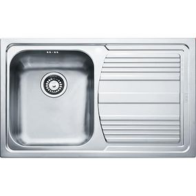Кухонная мойка Franke Logica line LLL 611-79/101.0381.809/декор/с крылом/ необоротная/34х40х20/нержав.сталь (101.0381.809)