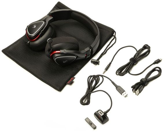 Навушники ігрові Bloody MR720 (Black), RGB, колір чорний | Зображення 5