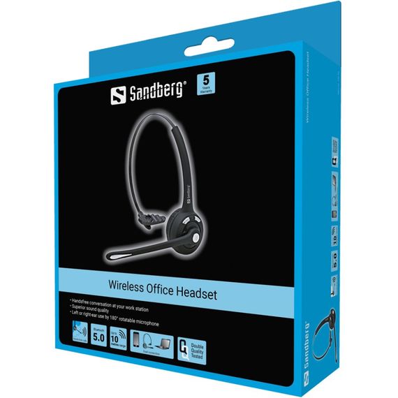 Гарнітура Sandberg Wireless Office Headset Mono Black