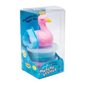 Набор для творчества "Мыльная вечеринка-лебедь" Strateg 32108ST 2 массы и игрушка