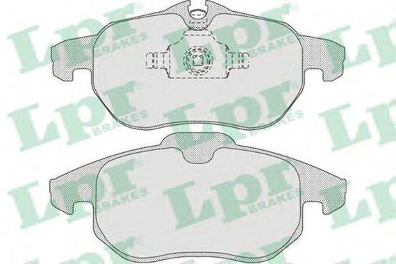 Колодка гальм. диск. OPEL SIGNUM передн. (вир-во LPR) LPR 05P814 на SAAB 9-3 Cabriolet (YS3D)