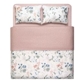 Набір постільної білизни 2,0сп Ardesto Gloria, 200х220см, 100% бавовна, сатин, квіти, мокко (ART2022FL)