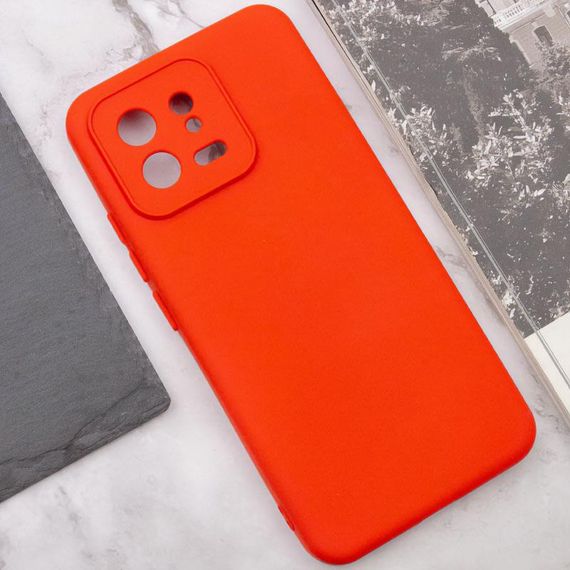 Чохол TPU GETMAN Liquid Silk Full Camera для Xiaomi 13 Pro Червоний / Red | Зображення 4