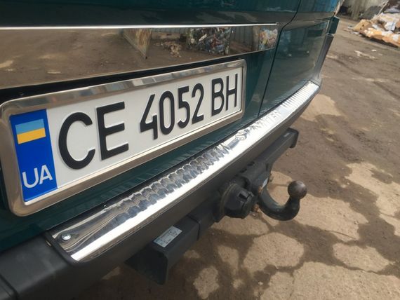 Планка над номером (нерж.) OmsaLine - Італійська нержавійка для Mercedes Sprinter 2006-2018 рр | Зображення 2