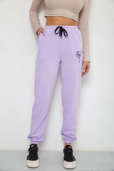 Спортивні штани жіночі, колір світло-бузковий, 238R121