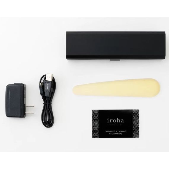 Вібратор у формі півмісяця Iroha Mikazuki Tenga, медичний силікон, жовтий sexstyle | Зображення 3