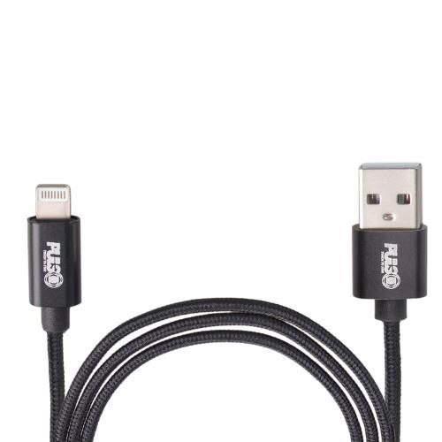 Кабель VOIN USB - Lightning 3А, 1m, black (швидка зарядка/передача даних) | Зображення 2