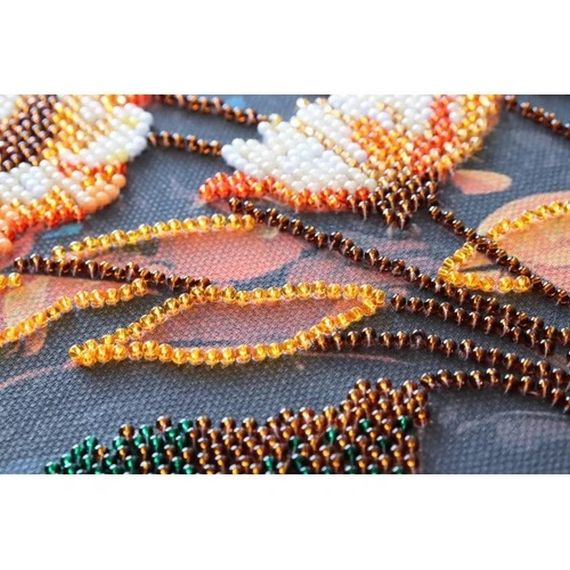 Набор для вышивания бисером "Дар солнца" AB-919 на натуральном холсте | Зображення 2