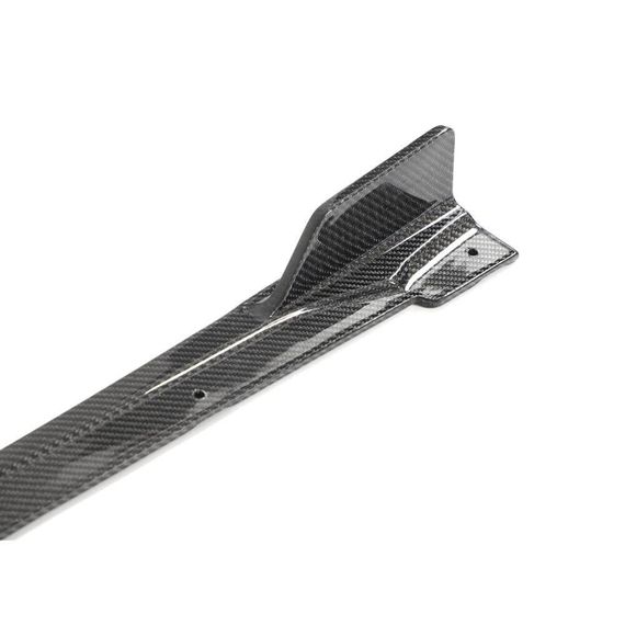 Боковые пороги (Карбон) для Honda Civic HB 2021- гг | Зображення 5