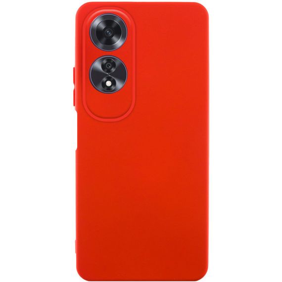 Чохол TPU GETMAN Liquid Silk Full Camera для Oppo A60 4G Червоний / Red