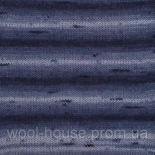 Шкарпеткова пряжа Drops Fabel - Long print, 917 deep ocean | Зображення 1