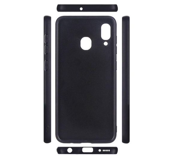 Чехол-бампер Primolux Gradient Glass для Samsung Galaxy A40 2019 (SM-A405) - Black | Зображення 2