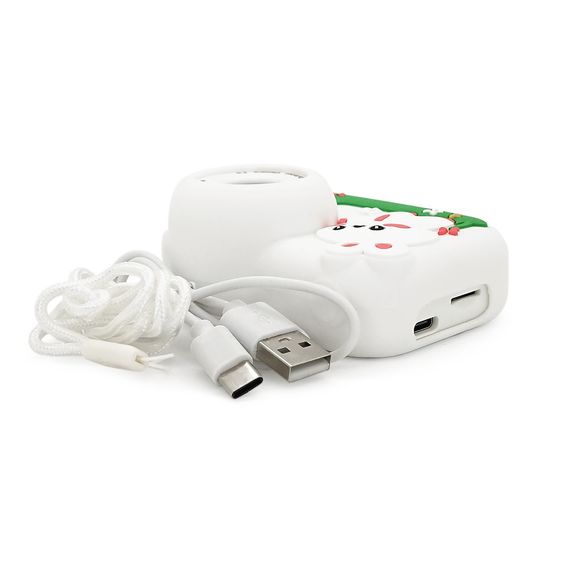 Дитячий фотоапарат M03 Білий Кролик, 2 камери, екран IPS 2-дюйми, Type-C, White, BOX | Зображення 3