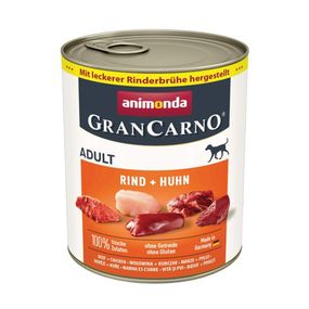 Влажный корм Animonda GranCarno для взрослых собак, с говядиной и курицей, 800 г
